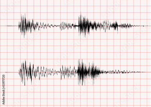 earthquake wave graph