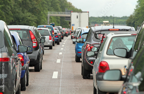 Obraz na płótnie Autobahnstau