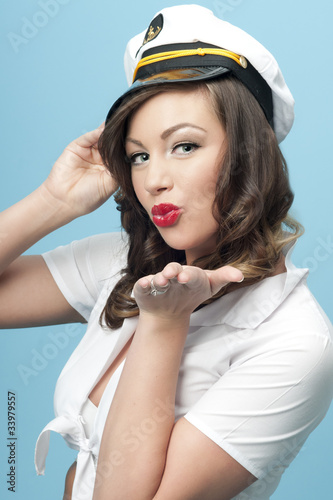 Nautical Pinup Girl