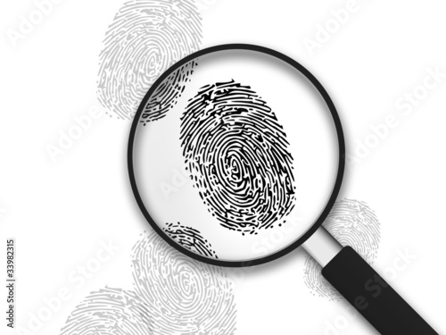 Magnifying Glass - Finger Prints