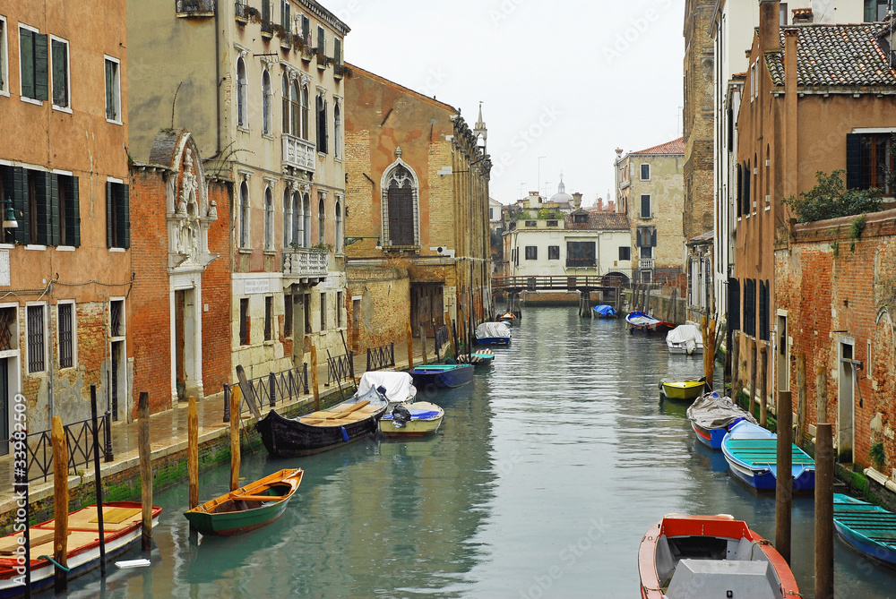 Italy,Venice rio of Mercy in Cannaregio area.
