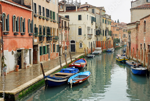 Italy,Venice rio of Mercy in Cannaregio area. © claudiozacc