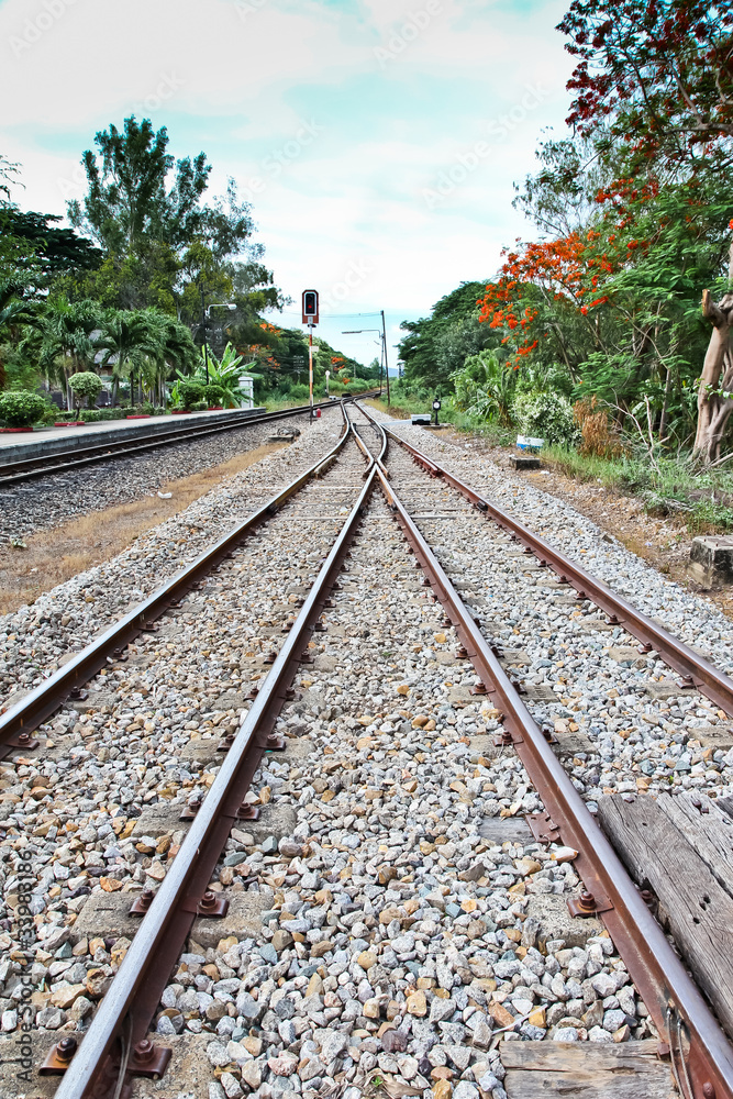 Fototapeta premium Railroad in Thailand