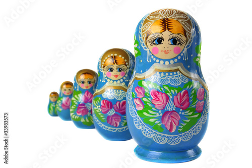 Принти на полотні Matrioska Russian Doll