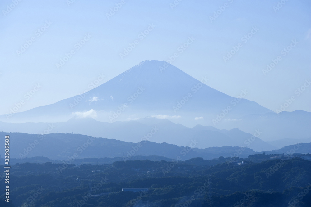 湘南平から望む富士