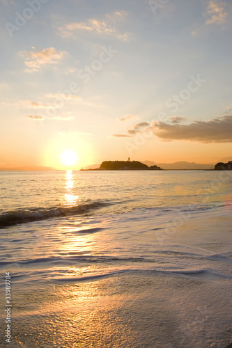 湘南海岸夕景