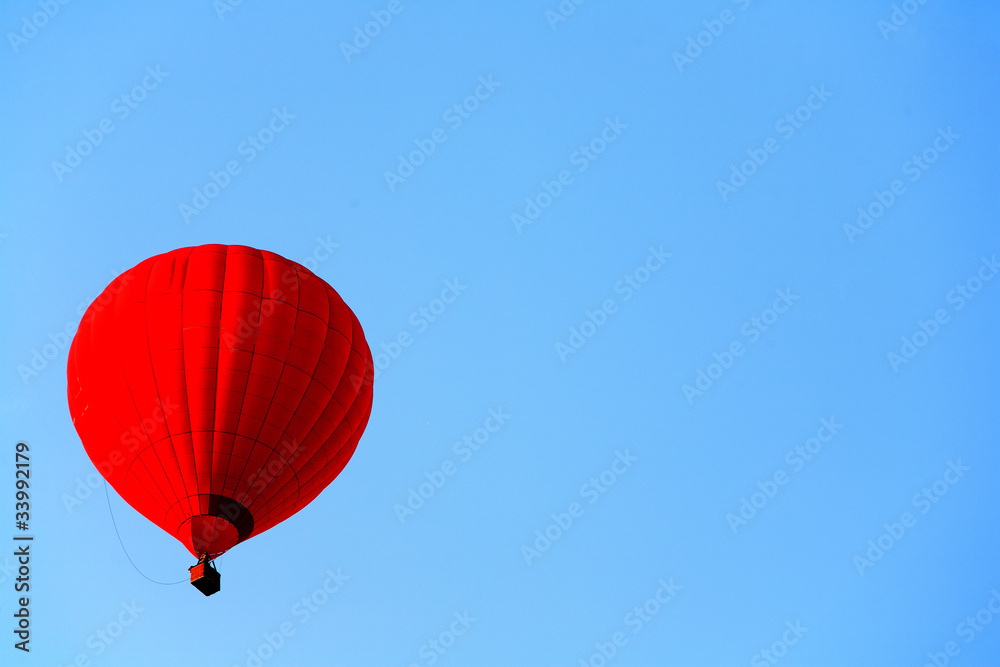 Naklejka premium Hot air balloon