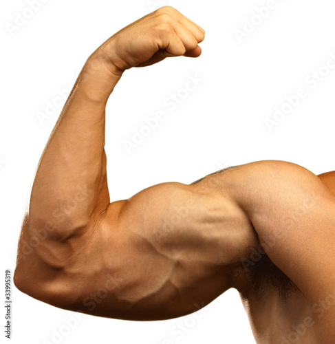 strong biceps Fototapet