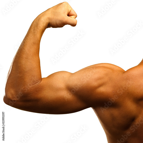 Fotobehang strong biceps