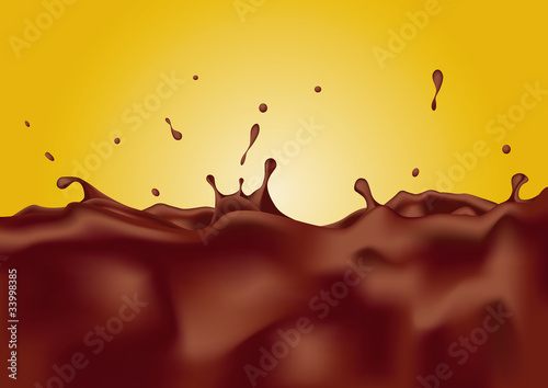 Chocolate splash