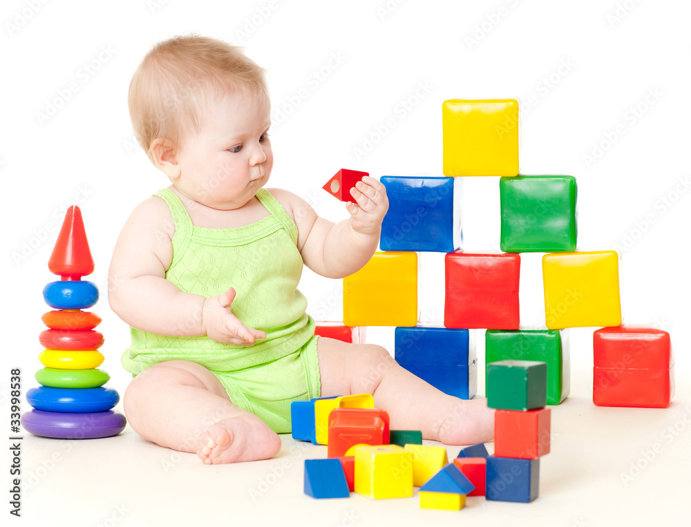 Baby with toys Baby with toys