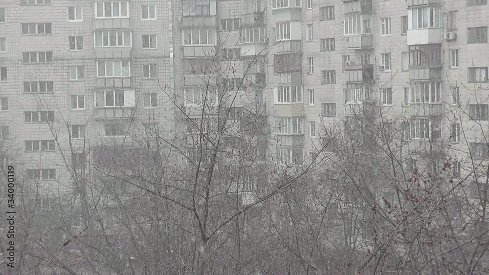 snowflake urban scene snowflake urban scene