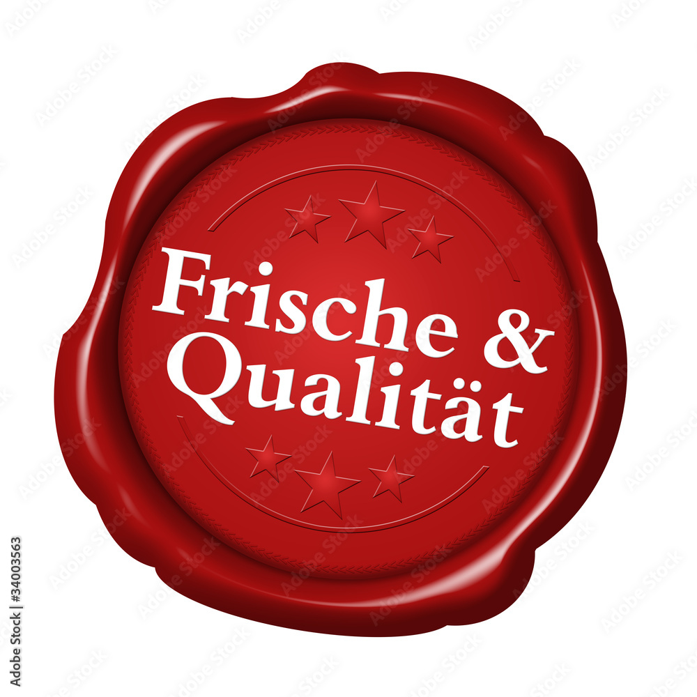 frische und qualität & button siegel logo label frische und qualität & button siegel logo label