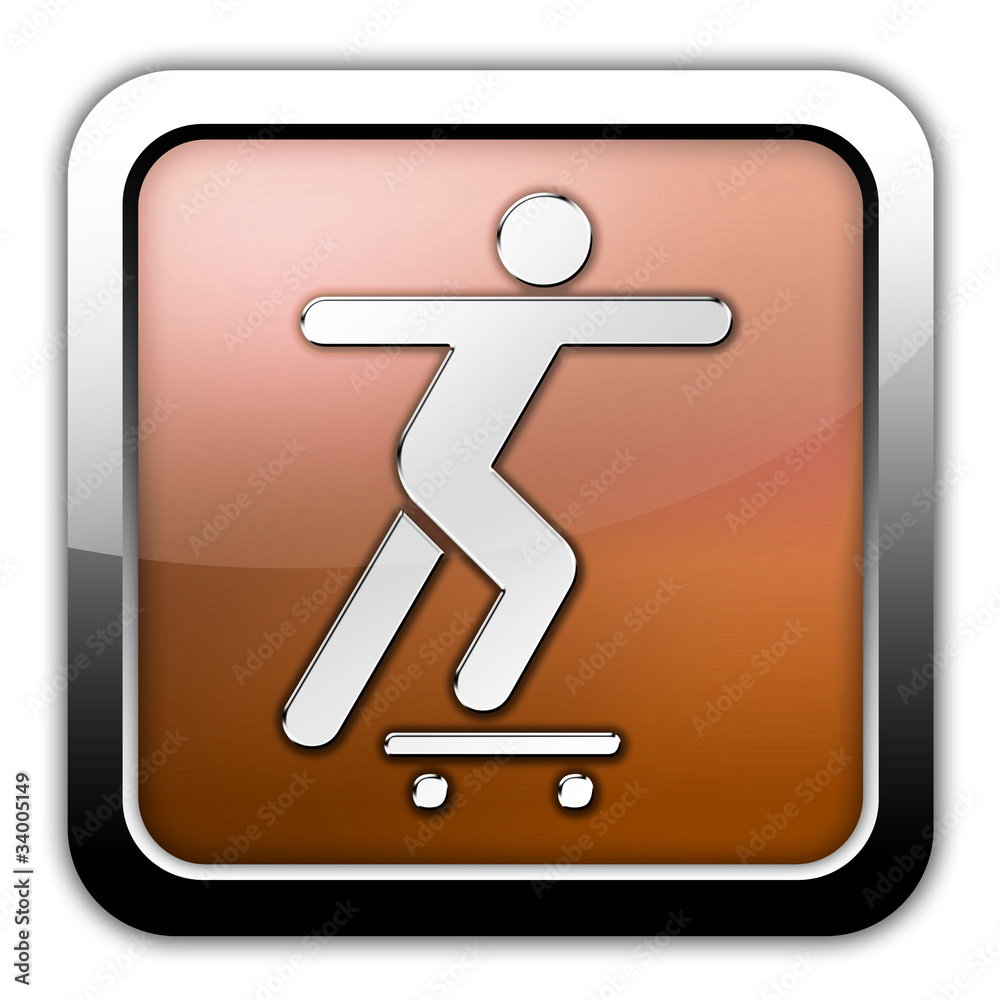 Bronze Glossy Square Icon Bronze Glossy Square Icon