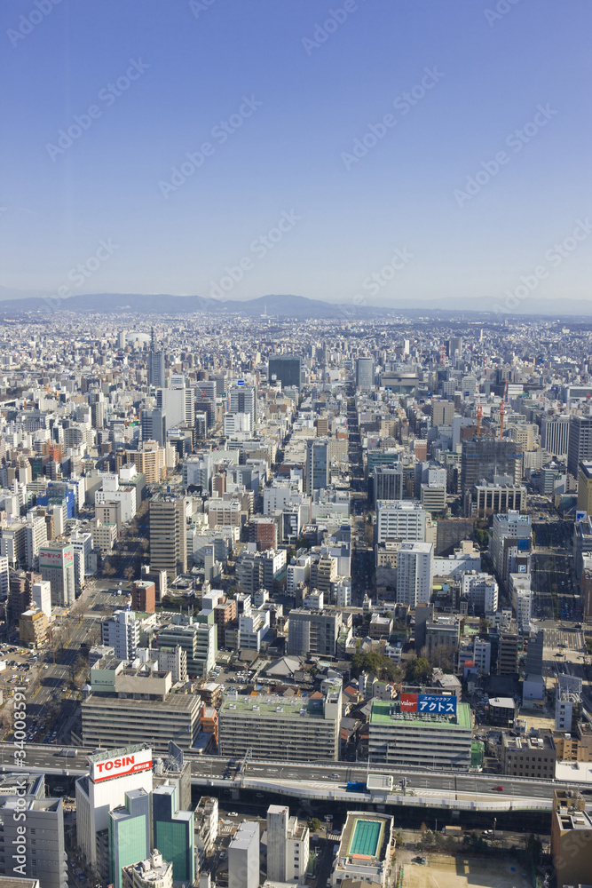 Fototapeta premium 名古屋の街並