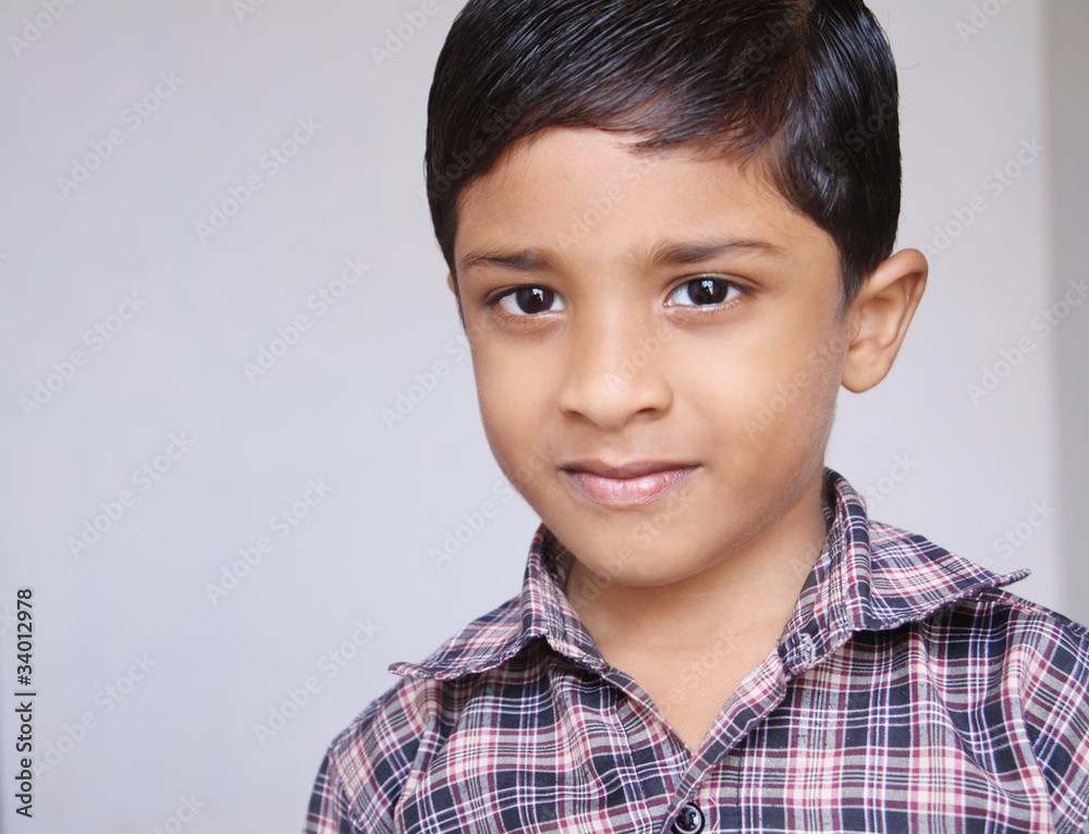 Portrait of Indian Little Boy Portrait of Indian Little Boy