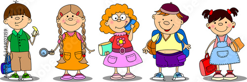 мило школьников и школьниц