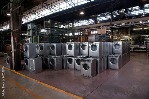 Factory: washing machine production