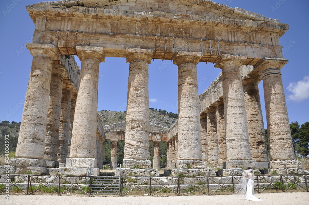 Obraz premium Templo en Sicilia, Italia