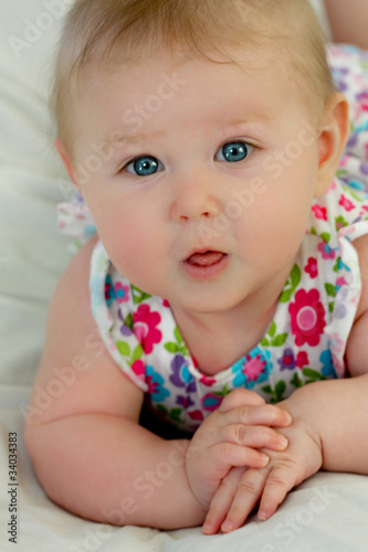 Girl Posing with Hands