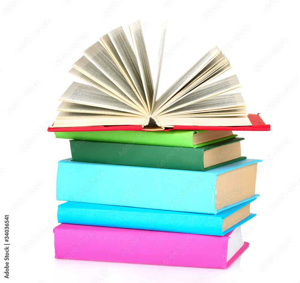 Books isolated on white Books isolated on white