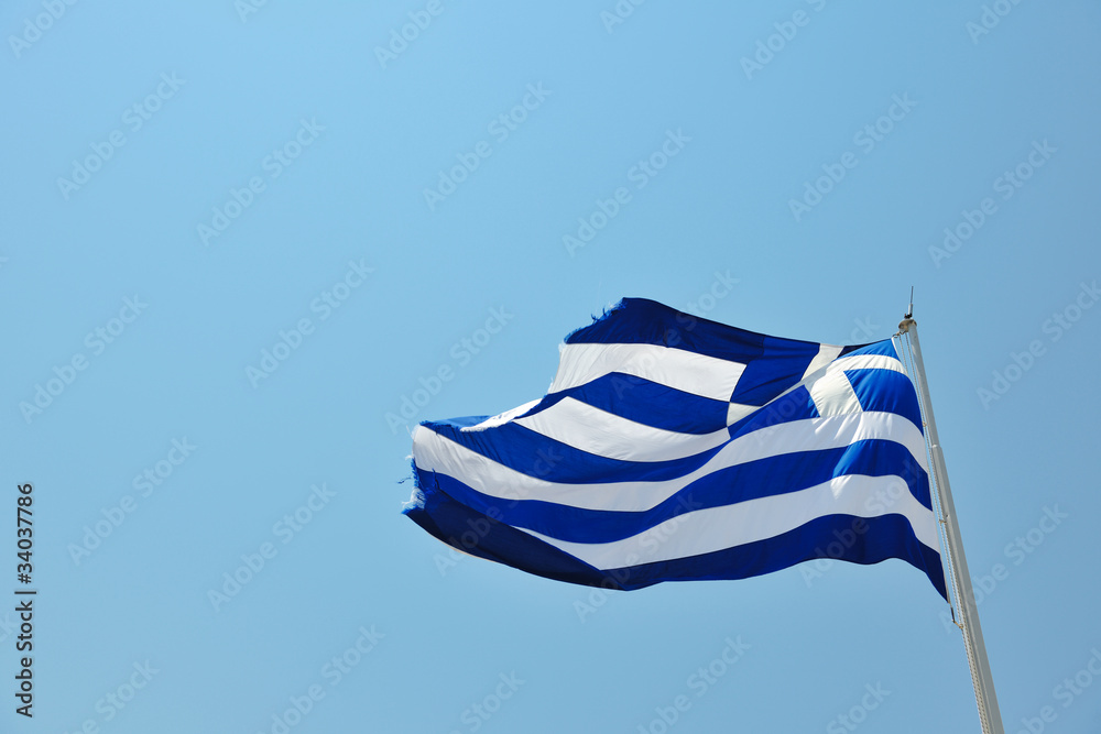 Obraz premium greece flag