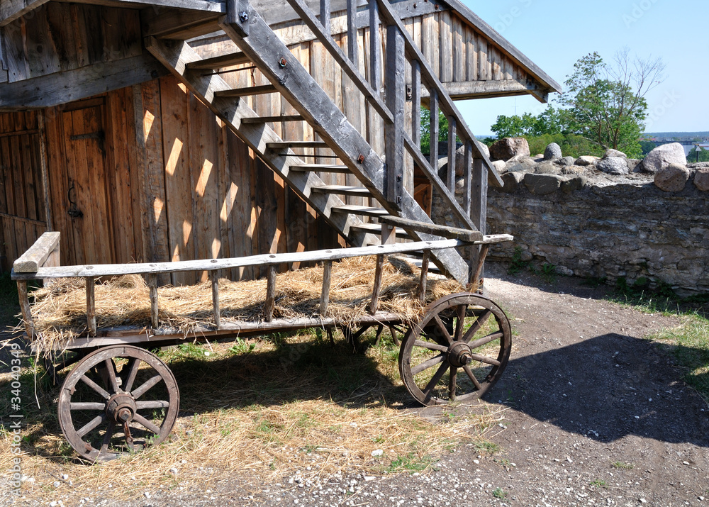 Fototapeta premium Old Wooden Cart
