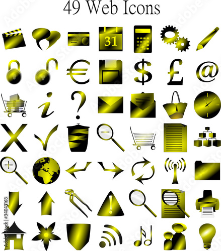 web icons sans fond