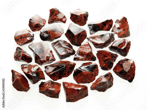 Small rough Obsidian