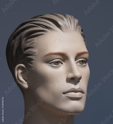 Male mannequin head