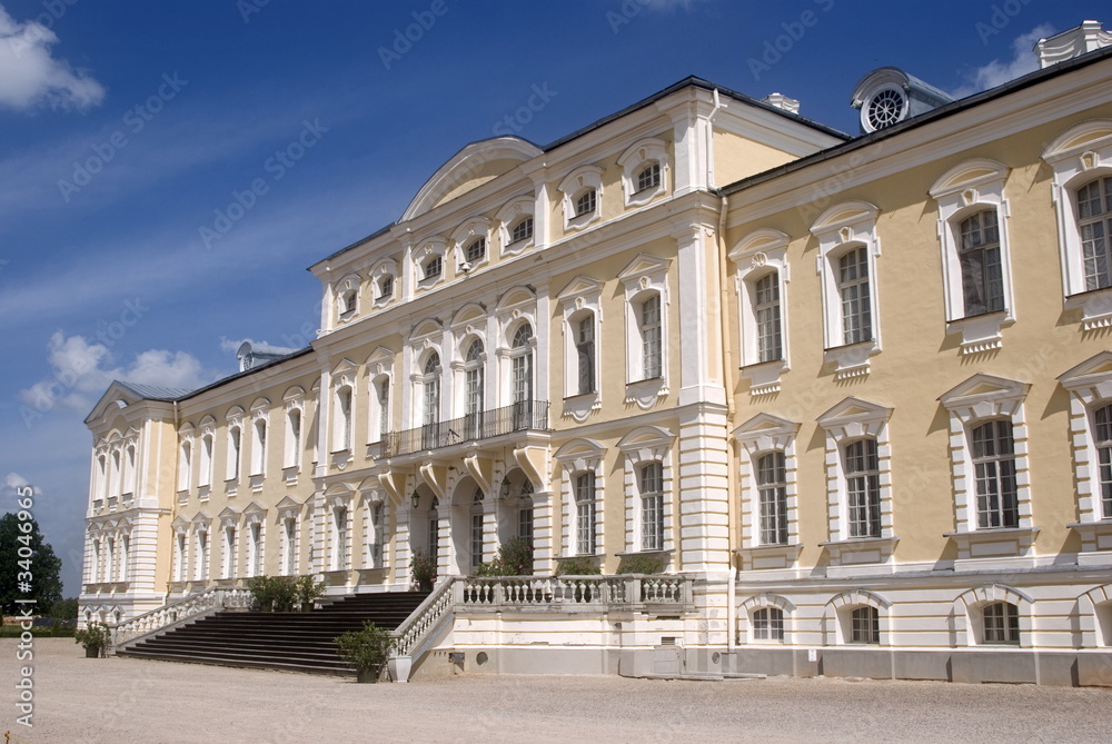 Baroque palace, Pilsrundale, Latvia