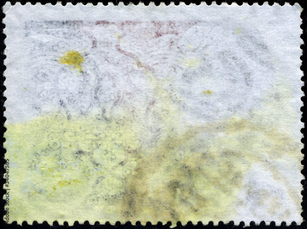 Obraz premium Background Postage stamp.