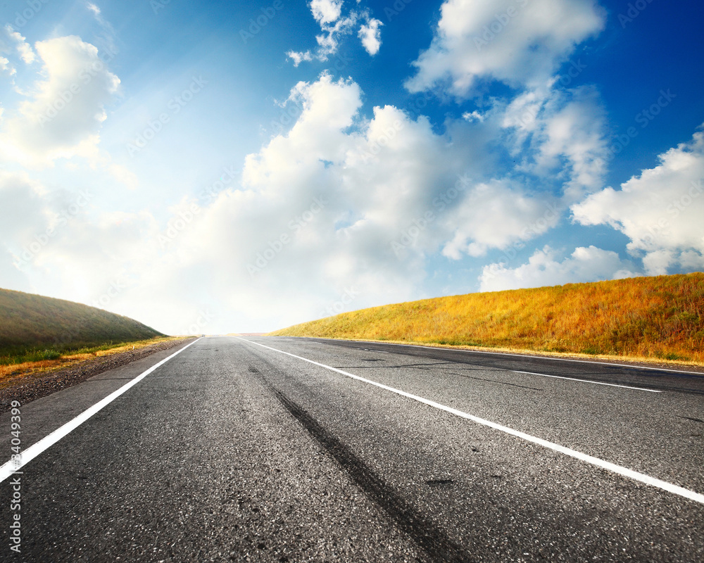 Naklejka premium Droga