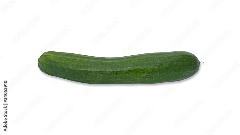 Zucchini on White Zucchini on White