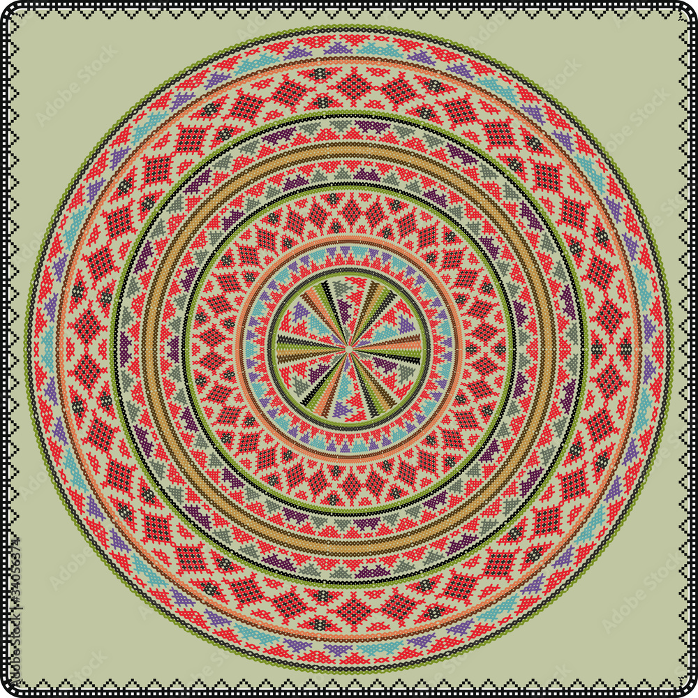 American culture pattern. Vector illustration American culture pattern. Vector illustration