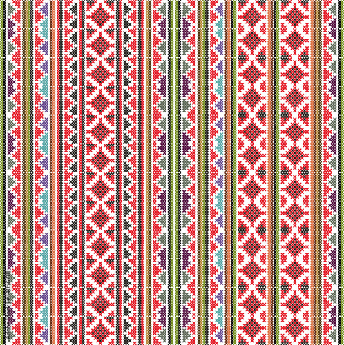 American culture pattern. Vector illustration