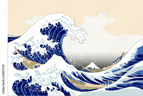 japan wave photo