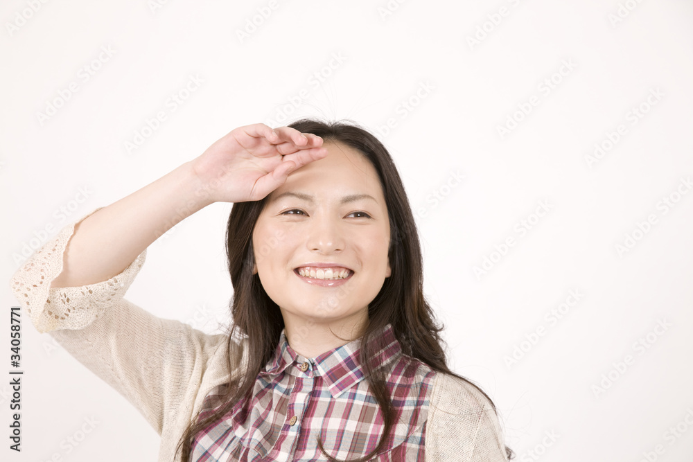 笑っている女性 笑っている女性