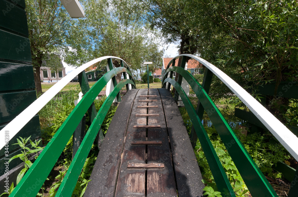 wooden footbridge