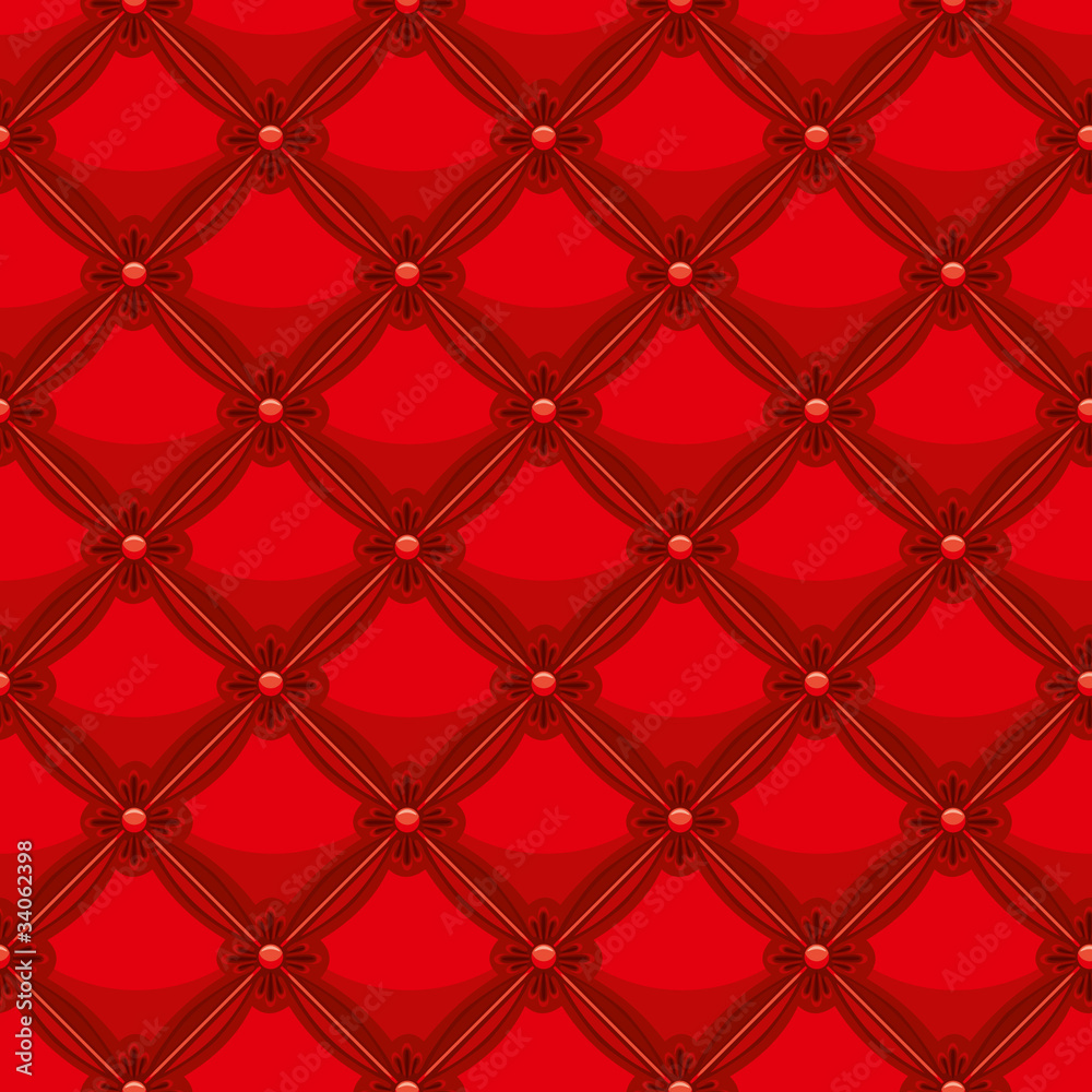 Red leather upholstery Red leather upholstery