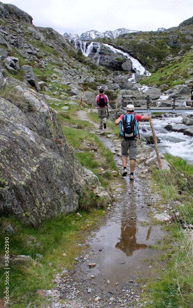 Fototapeta premium marche dans les pyrénées