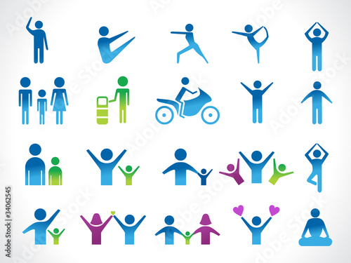 abstract people icon