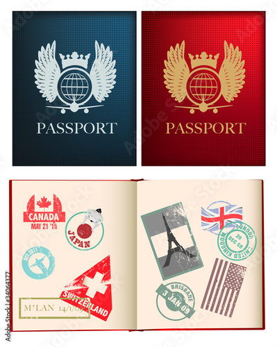 designs for a general not country specific passport