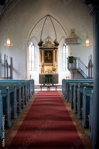 Obraz na płótnie Kirche innen w salonie