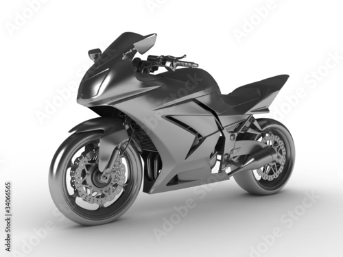 Silver moto concept