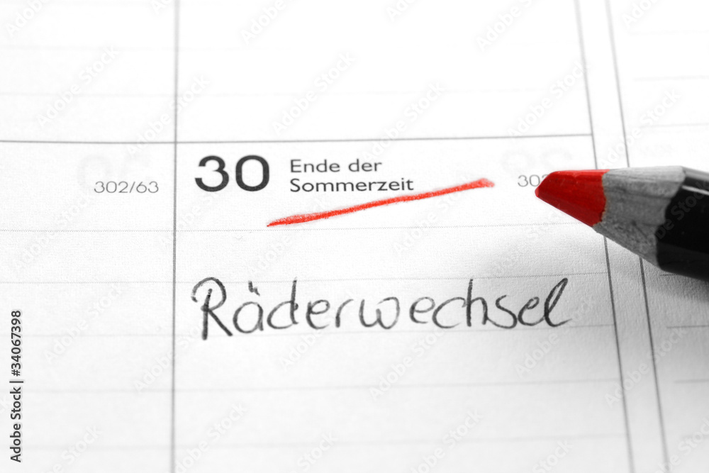 Fototapeta premium Reifenwechsel