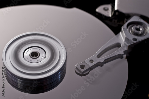 Wallpaper Mural hard disk drive in motion  (zero-seven) Torontodigital.ca