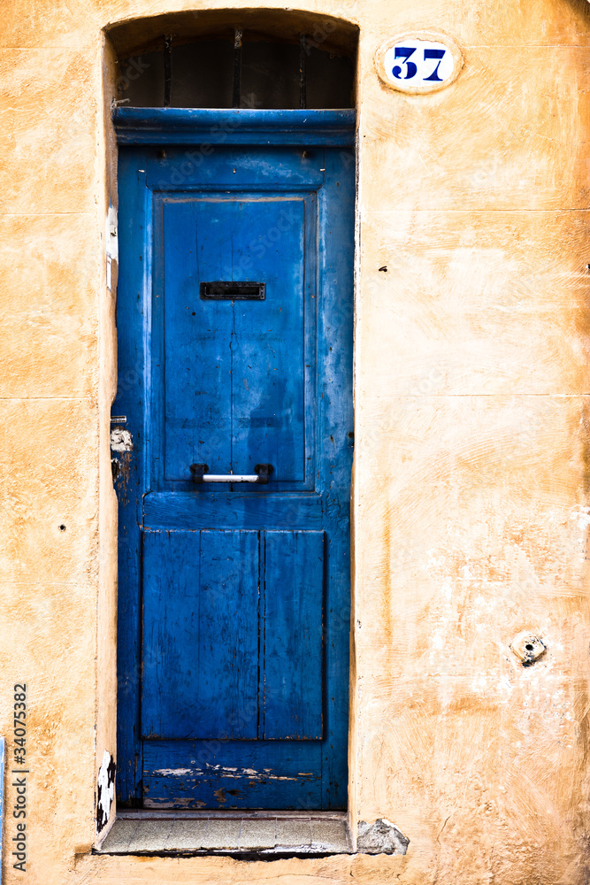 Blue door