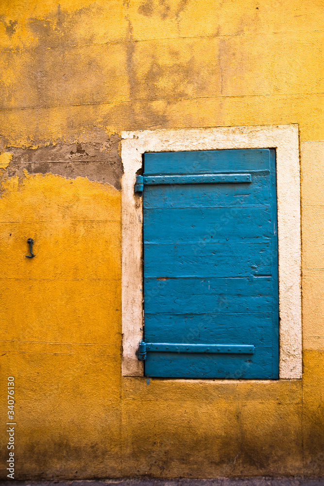 Blue shutters Blue shutters