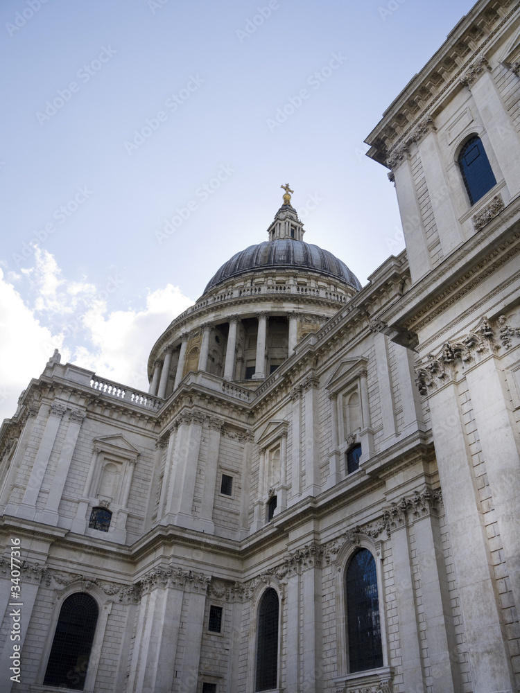 Dome of St Pauls Church in London England
